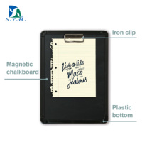 Tableau blanc magnétique miniature à cadre plastique simple face avec plaque en fer, effaçable à sec multicolore, modèle SYH WS-2434THC1