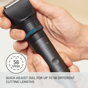 Recortadora Eléctrica Inalámbrica Multiusos Húmedo/Seco con 58 Longitudes de Corte Ajustables para Barba y Cuerpo, Sistema de Cuchillas Avanzado, Características Impermeables - Product Image 5