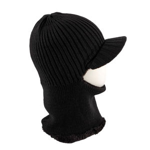 หน้ากากสกีแบบมีรูเดียวสำหรับผู้หญิงและผู้ชายหน้ากากสกีแบบถักด้วยซิปสีเดียวออกแบบใหม่โลโก้ได้ตามต้องการ - Product Image 2