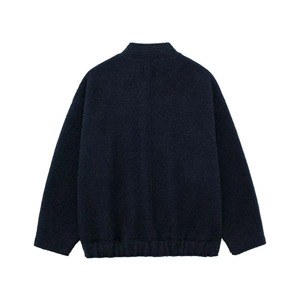 Chaquetas recortadas para mujer Otoño Elegante Vintage Color sólido Manga larga Doble botonadura Gabardina con cinturón - Product Image 4