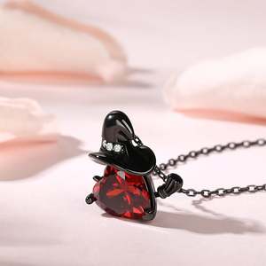 Collier pendentif sorcière en argent sterling Jeulia, charme tendance - Product Image 6