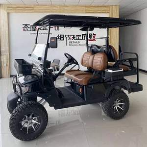 Quality Compliant 4-Seater <b>Golf</b> <b>Cart</b> 105Ah Lithium <b>Battery</b> New Design White Electric Urban Commute Street Legal for Resort Use - Product Image 4