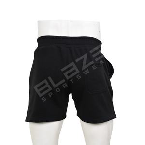 Pantalones cortos deportivos ecológicos de algodón 100% de secado rápido para hombre, ropa de gimnasio con bolsillos para entrenamiento para correr, ropa deportiva sólida para Fitness - Product Image 2