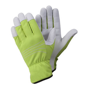 Guantes de trabajo de cuero de grano de piel de cabra de vaca de alta calidad Guantes de conductor Funciones anticorte antiimpacto Guantes de seguridad general - Product Image 5