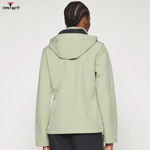 Chaqueta Softshell transpirable Diseño personalizado Invierno Mujeres Correr al aire libre Transpirable Mujeres Cortavientos Deportes - Product Image 2