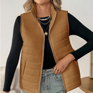 Veste matelassée toutes saisons (hiver/printemps/automne) avec garniture en fourrure, imperméable et respirante, légère, chaude, personnalisable, vêtements d'extérieur pour femmes - Product Image 3