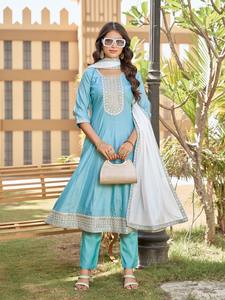 ชุดสูทสีเงินแบบดั้งเดิมของผู้หญิงชุดสูทแฟนซีชุดทำงานทุกขนาด - Product Image 2