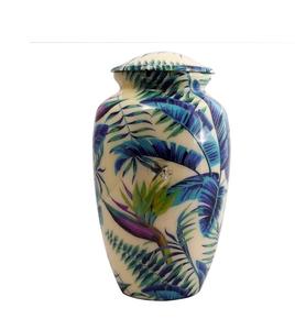 Urna de cremación de aluminio para cenizas humanas para adultos-Urna de almacenamiento de cenizas conmemorativas funerarias hechas a mano-Asequible - Product Image 2