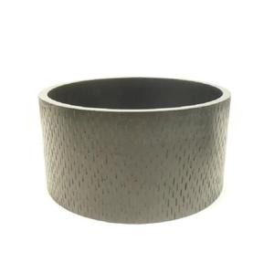 Cuenco de madera de forma redonda de diseño liso Cuenco y servidor decorativo pulido de madera con acabado de color marrón - Product Image 6