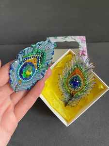 เข็มกลัดลูกปัดออกแบบทำด้วยมืออุปกรณ์เสริมคุณภาพสูงเข็มกลัดออกแบบที่เป็นเอกลักษณ์ของขวัญที่ดีที่สุดสำหรับอาบน้ำเด็ก - Product Image 6