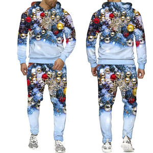 Survêtement de Noël chaud et décontracté, idéal pour les réunions festives, les soirées douillettes et le confort quotidien en hiver - Product Image 4