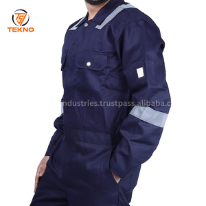 Nouveauté 2025 Vêtements de travail Combinaison réfléchissante Vêtements de travail Vêtements 100% coton Combinaisons OEM Costume au service OEM de gros - Product Image 6