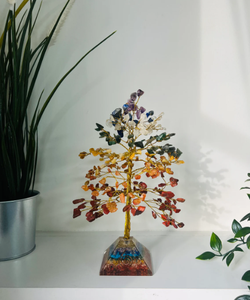 Gran oferta de la mejor calidad, árbol de cristal Natural de siete Chakras, orgonita, piedra de cristal, ágata, pedido a granel, decoración del hogar - Product Image 3