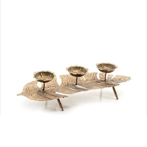 <b>Dinner</b> Table Top Decoration Metal <b>Candle</b> Stand Golden Finishing Metal <b>Candle</b> <b>Holder</b> Handmade Designer <b>Candle</b> <b>Holder</b> - Product Image 2