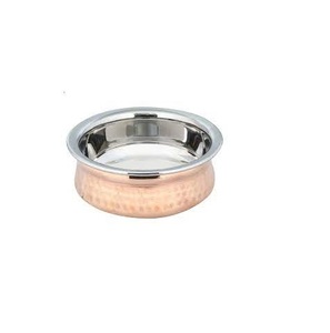 Premium Quality Low Prices Metal <b>Copper</b> Handi for Hotelware Serving in Stainless Steel for Export From Inia - Product Image 1