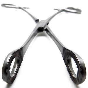 Top Quality Stainless Steel Foerster <b>Sponge</b> Holding Forceps Oval Serrated Jaws Surgical Instruments for Sale - Product Image 4