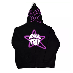 Sweat-shirts d'hiver surdimensionnés pour hommes, style zippé tendance, 100% coton, manches longues, poches latérales, imperméables - Product Image 3