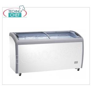 Equipo de Refrigeración para Cocina Comercial Horizontal de 400 Litros Congelador Horizontal con Puertas de Vidrio, Temperatura 0+8C / -18C, Clase F - Product Image 2