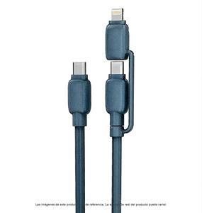 Câble de charge rapide en silicone Type-C 2 en 1, transfert de données 5A, sûr et de qualité supérieure pour iOS, ordinateur, Android - Product Image 4