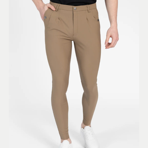 Pantalones de Montar para Hombre, Ajustados, Elásticos, Transpirables, para Entrenamiento Profesional, Cómodos - Product Image 1