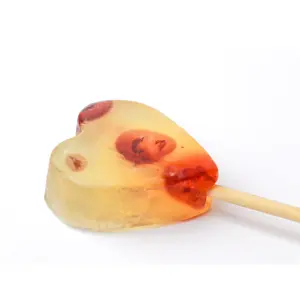 Champagne & Rose Petal Heart Lollipop <b>Soap</b> 50g - Product Image 2