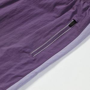 Ensemble de survêtement sportif pour homme personnalisé de haute qualité, imprimé, à blocs de couleur, avec fermeture éclair, ourlet réglable, 2 pièces, coton respirant, streetwear - Product Image 5