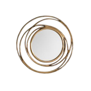 กระจกติดผนังตกแต่งบ้านลายดอกไม้กระจกติดผนังผนังโลหะกระจกตกแต่งงานแต่งงานแบบทันสมัย - Product Image 5