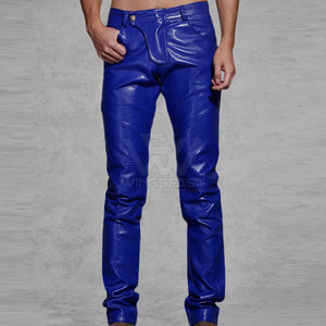 Pantalons pour hommes en cuir lavé fabriqué au Pakistan Pantalons en cuir pour hommes fabriqués en usine Vente à chaud en ligne - Product Image 4