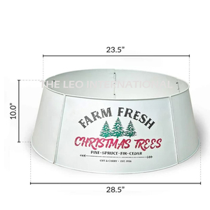 Support de base pour sapin de Noël en métal personnalisable, anneau décoratif pour sapin de Noël, décoration de Noël - Product Image 5
