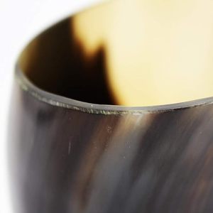 Viking Horn Vodka Shot Glass Buffalo Horn Tequila Shots Glasses 60ml Ox Horn Shots pour Vodka Beer Whisky par HF CRAFTS - Product Image 5