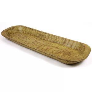 Bol à pâte en bois de manguier vintage, bol à bord naturel, bol de cuisine en bois exotique polyvalent, nouvel arrivage - Product Image 1