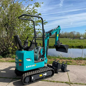 Miniexcavadora SWE 08 B, Compacta, Diésel, de Alta Eficiencia, con Bomba Hidráulica KYB, Transmisión y Sistema Hidráulico Auxiliar - Product Image 1