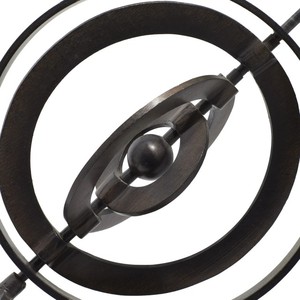 Style Vintage Métal Cible Flèche Sculpture Globe Décor Maison Bureau Ornement Rustique Idéal Cadeau Unique Collection Table - Product Image 4