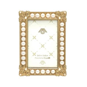BEST SELLING SILVER DIE CAST ZINC ALLOY PLATED MINI 2"x3" (5x7.6cm) PHOTO <b>FRAME</b> PLACECARD for WEDDING INDIVIDUAL <b>WHITE</b> BOX - Product Image 1