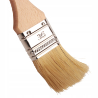 Lot de pinceaux professionnels pour peinture d'angle 15-102 mm, 9 tailles, poils naturels, manche en bois, style anglais, pour polissage