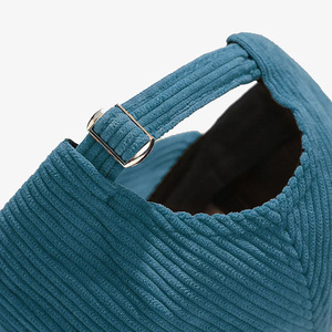 Casquette de baseball en velours côtelé pour femme en hiver chapeaux en velours côtelé avec logo personnalisé casquettes de baseball unisexes en polyester/coton vente en gros - Product Image 4