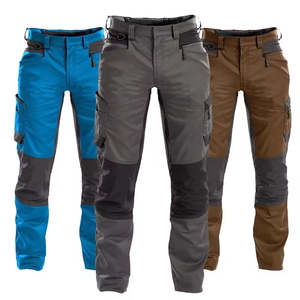 Pantalones Cargo Oxford de Algodón 100% para Hombre, Nueva Colección en Oferta |   Pantalones de Trabajo Impermeables de Tela No Tejida |   Corte Recto, Transpirable, Secado Rápido - Product Image 1