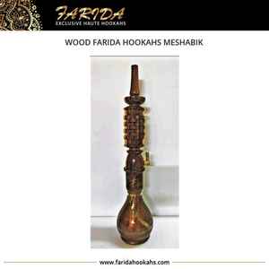 Chichas de luxe faites à la main de qualité égyptienne Farida, en bois tressé entrelacé, design unique, techniques de laque, mini - Product Image 5