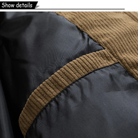 Manteaux en duvet à capuche résistants à l'eau pour hommes Vestes en duvet pour hommes