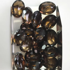 ควอตซ์สโมคกี้ธรรมชาติ 16x12 มม. รูปทรงวงรี คุณภาพดีที่สุด พลอยเม็ดเดี่ยวสำหรับทำเครื่องประดับ - Product Image 3