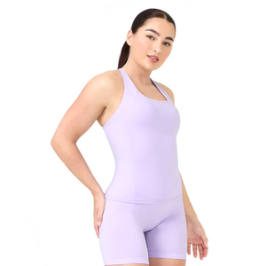 Femmes grande taille Satin Yoga débardeurs gilet lâche athlétique sport Gym Singlet pour les femmes - Product Image 3