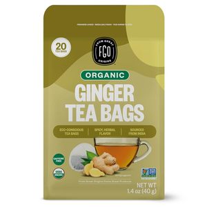 FGO Organic Ginger <b>Tea</b>, 20 Count, Eco-Conscious <b>Tea</b> Bags - Product Image 5