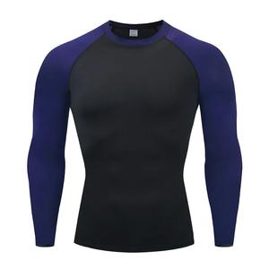 Rashguard de sport unisexe de conception professionnelle, manches longues, respirant, en spandex/nylon, logo personnalisé, rashguard d'entraînement - Product Image 5
