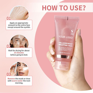 <span class=keywords><strong>Mascarilla</strong></span> facial coreana con envoltura nocturna de colágeno, hidratación profunda <span class=keywords><strong>y</strong></span> reparación de la piel, <span class=keywords><strong>mascarilla</strong></span> nocturna con beneficios antienvejecimiento - Product Image 2