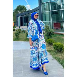 Vestito modello Katleya-blu