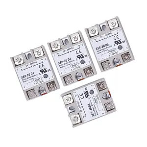 Solid State Relay SSR-10DA SSR-25DA SSR-40DA 10A 25A 40A Actually 3-32V DC TO 24-380V AC SSR 10DA 25DA 40DA