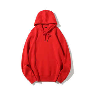 Sudadera con capucha de algodón de 300g con logotipo personalizado del fabricante, sudadera informal de Color sólido para hombre, forro polar antiretráctil bordado, temporada Otoño/Invierno con logotipo personalizado - Product Image 1