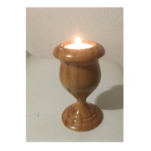 Meilleure vente grand bougeoir de table en bois de manguier forme personnalisée pour la décoration de la maison pour Noël - Product Image 6