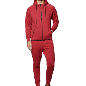 Conjunto Deportivo para Hombre con Cremallera, Chaqueta y Pantalones con Cremallera Completa, Fabricante de Alta Calidad - Product Image 3