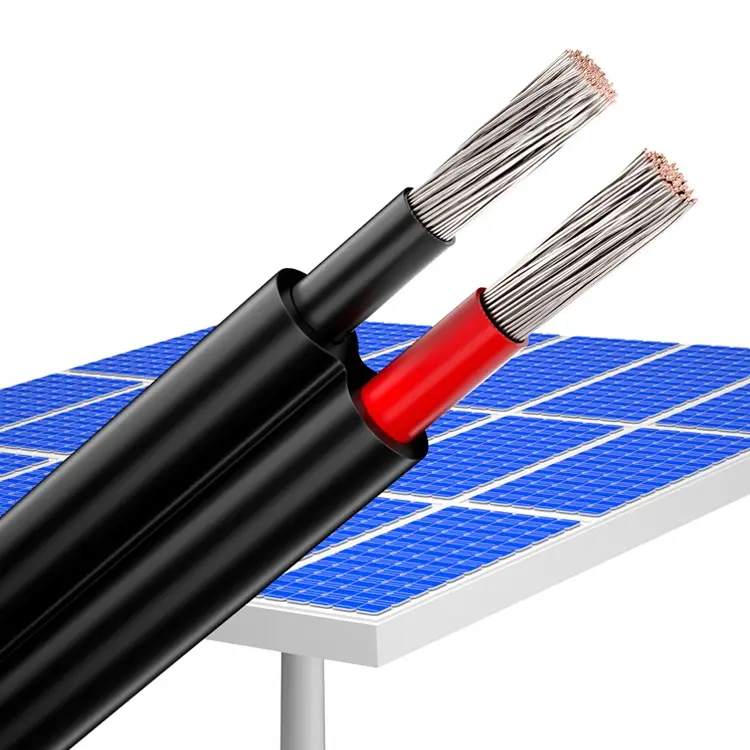 TUV 4mm 6mm Solar PV Cable 10mm Dual Single Solar Panel Wire for Power Systems